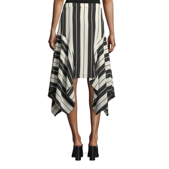 Joie Dresses & Skirts - Joie Esha Mixed Stripe Midi Handkerchief Skirt